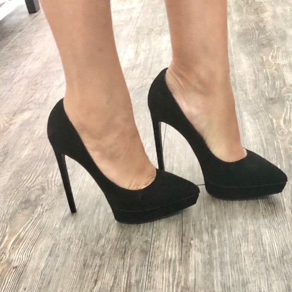 Yves Saint Laurent - Janis pumps, suede - Picture 4 of 6